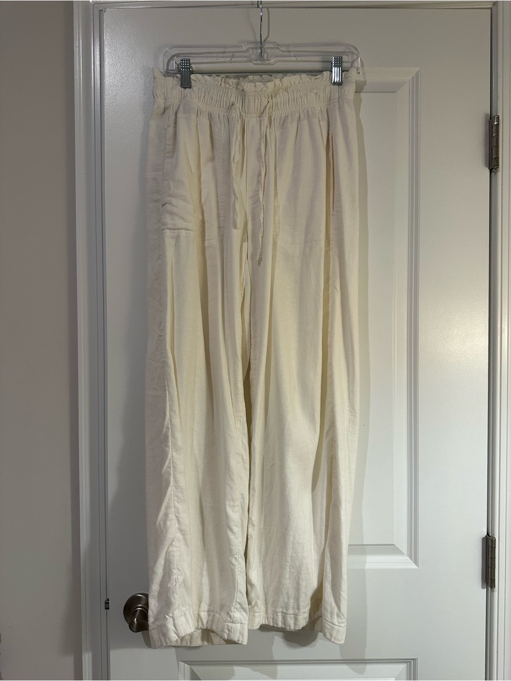 American Eagle Women’s Linen White Pants Xtra Small